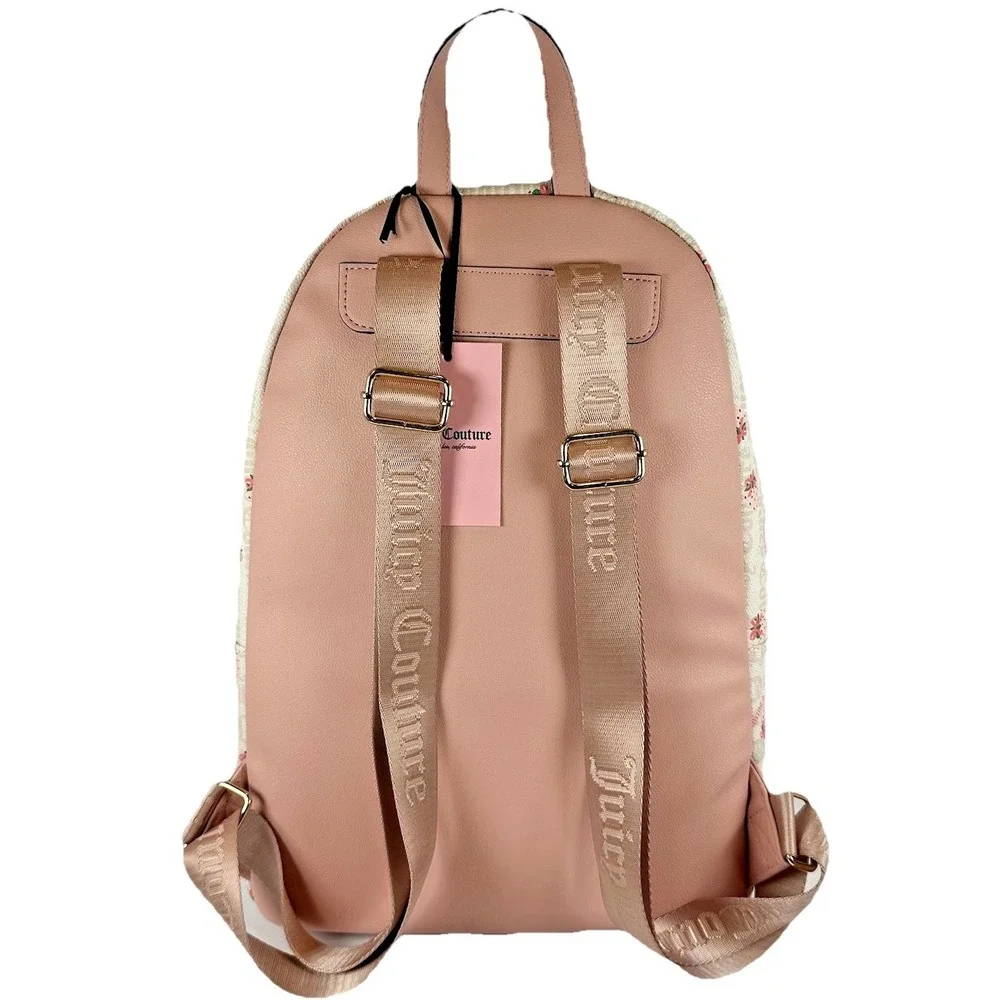 Juicy Couture Large Strawberry Backpack Pink White Berry Sweet Bag NWT Y2K